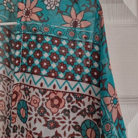 Long Kimono Style Cover up - Picture 3 of 5